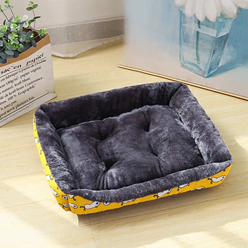 Cozy Printed Pet Bed
