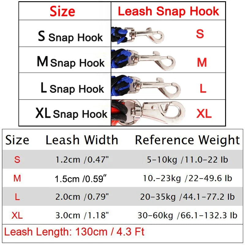 Heavy-Duty Braided Dog Leash