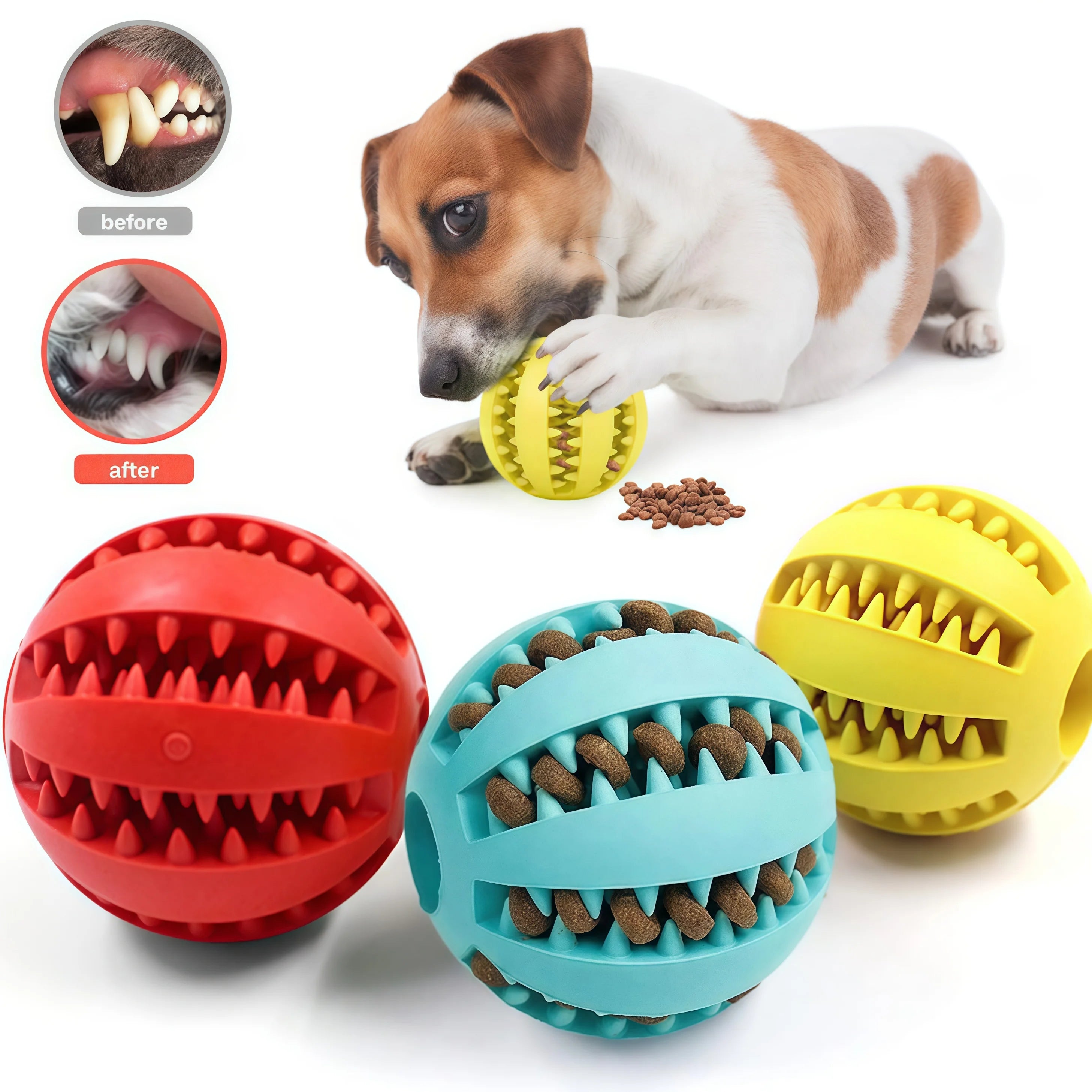 Interactive Dog Chew Ball