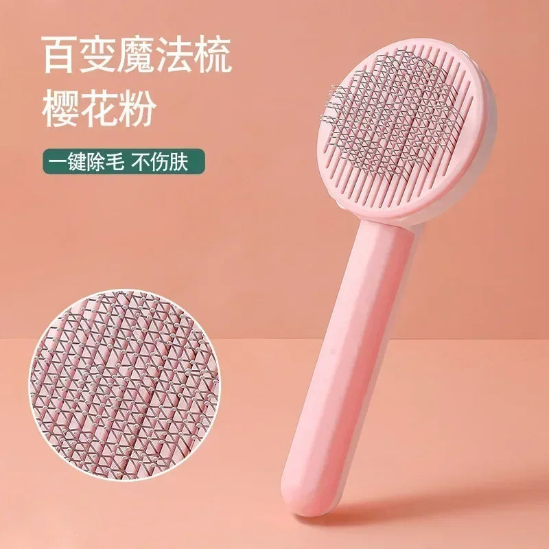One-Click Pet Hair Removal Brush
