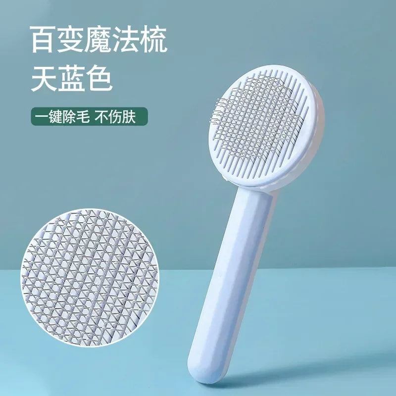 One-Click Pet Hair Removal Brush