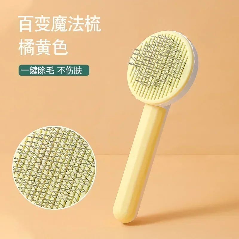 One-Click Pet Hair Removal Brush