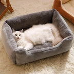 Plush Rectangular Pet Bed