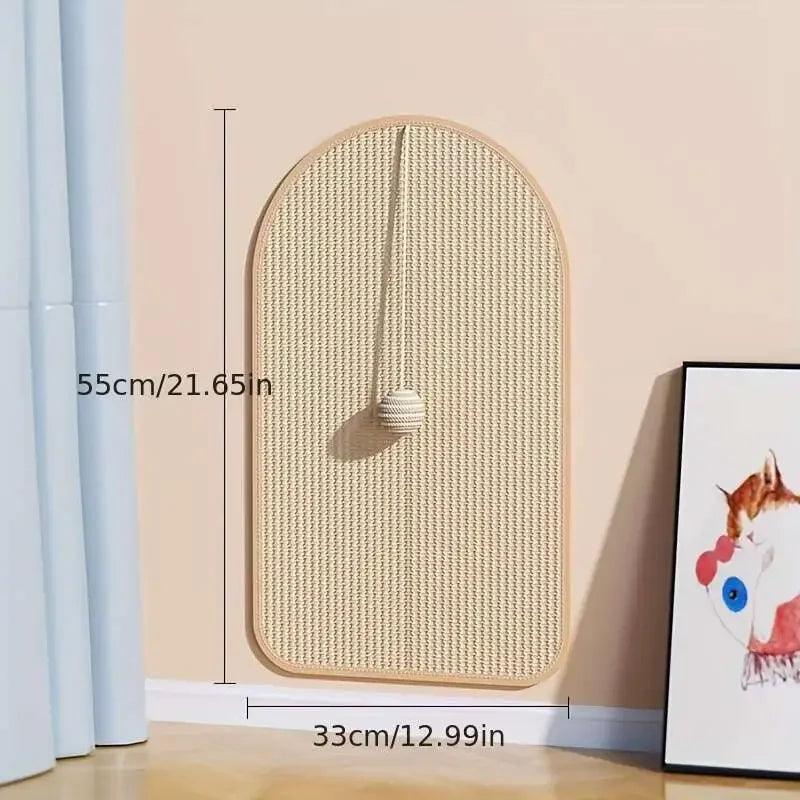 Wall-Mounted Cat Scratching Pad