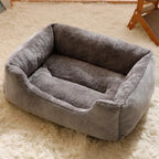 Plush Rectangular Pet Bed