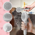 One-Click Pet Hair Removal Brush