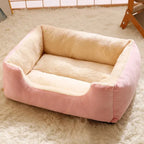 Plush Rectangular Pet Bed