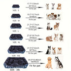 Cozy Printed Pet Bed