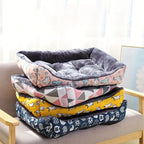 Cozy Printed Pet Bed